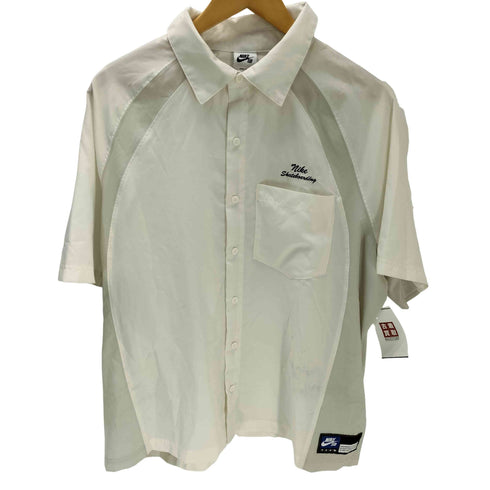 ナイキスケートボーディング NIKE SB 25SS DRI-FIT WOVEN SHORT-SLEEVE BOWLER SHIRT ドライ フィット ウーブン ショートスリーブ ボウラーシャツ メンズ import:L