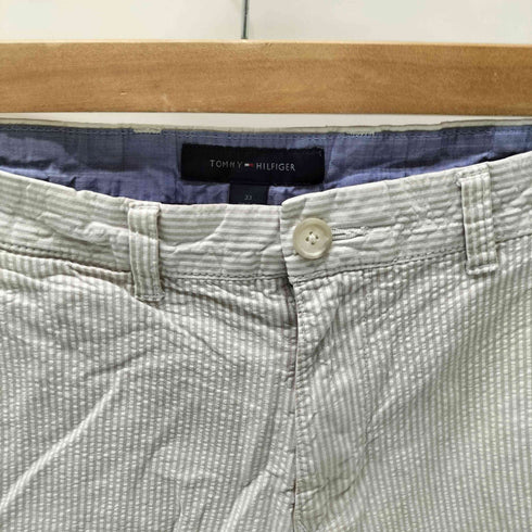 トミーヒルフィガー TOMMY HILFIGER コインポケット シアサッカー ストライプ ショート パンツ ショーツ メンズ 33