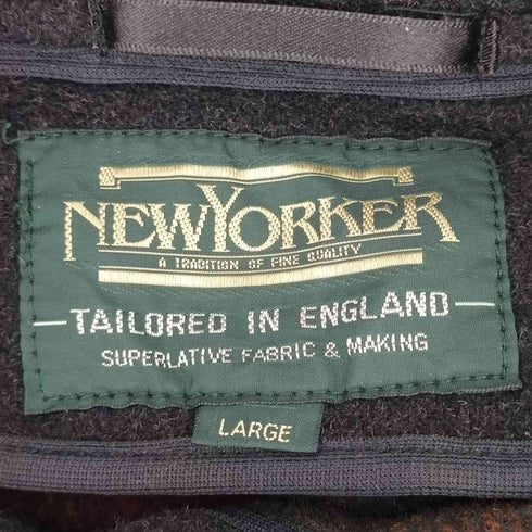 ニューヨーカー NEWYORKER イングランド製 カシミア混 ステンカラーウールジャケット メンズ