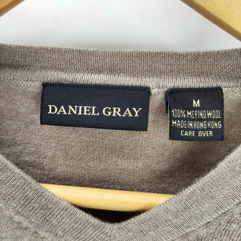90S DANIEL GRAY MERINO WOOL メリノウール Vネック ニット セーター メンズ import:M