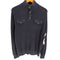 バナナリパブリック BANANA REPUBLIC フラップポケット ハーフボタン コットン ニット セーター メンズ import:L