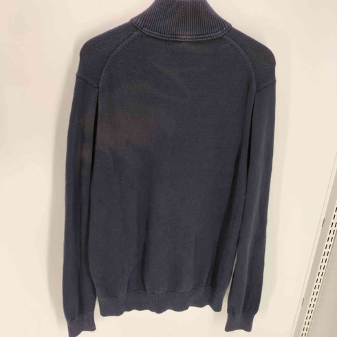 バナナリパブリック BANANA REPUBLIC フラップポケット ハーフボタン コットン ニット セーター メンズ import:L