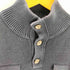 バナナリパブリック BANANA REPUBLIC フラップポケット ハーフボタン コットン ニット セーター メンズ import:L