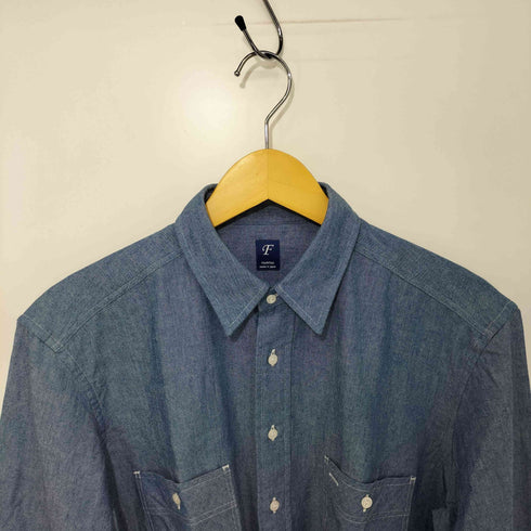 フェアファクス FAIRFAX フロントポケットシャンブレー L/S シャツ メンズ