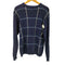 ハガー HAGGER グラフチェック ケーブル コットン ニット セーター メンズ import:XL