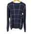 ハガー HAGGER グラフチェック ケーブル コットン ニット セーター メンズ import:XL