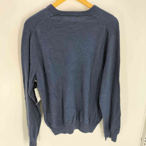 アイゾッド IZOD ロゴ 刺繍 コットン アクリル Vネック ニット セーター メンズ import:M