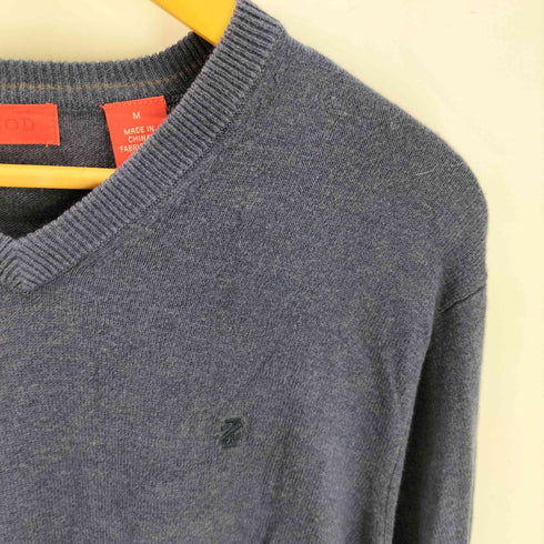 アイゾッド IZOD ロゴ 刺繍 コットン アクリル Vネック ニット セーター メンズ import:M