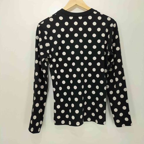 メゾンキツネ MAISON KITSUNE ロゴワッペン ドット L/S カットソー レディース XXS