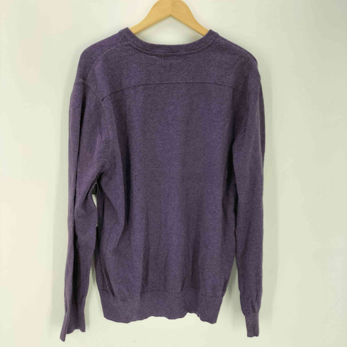 アイゾッド IZOD ロゴ 刺繍 Vネック コットン ニット セーター メンズ import:L