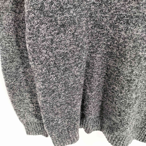 オールドネイビー OLD NAVY メランジ ハーフボタン ポリ ウール アクリル タートルネック ニット セーター メンズ import:L