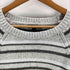バナナリパブリック BANANA REPUBLIC ボーダー コットン アクリル ラグランスリーブ ローゲージ ニット セーター メンズ import:L