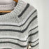 バナナリパブリック BANANA REPUBLIC ボーダー コットン アクリル ラグランスリーブ ローゲージ ニット セーター メンズ import:L