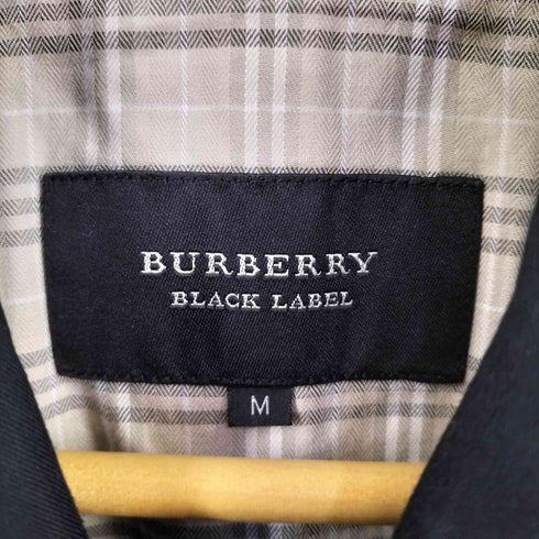 バーバリーブラックレーベル BURBERRY BLACK LABEL 胡桃ボタン 袖切替コットンジャケット メンズ import:M