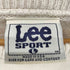 リー Lee 90S SPORT USA製 TENNESSEE UNIVERSITY エンブレム ロゴ 刺繍 鍵編み 切替 コットン ニット セーター メンズ import:L