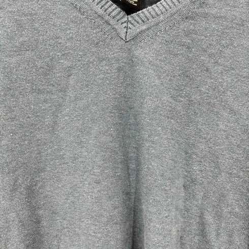 ジョスエーバンク Jos A Bank PIMA COTTON ピマコットン Vネック ニット セーター メンズ import:L