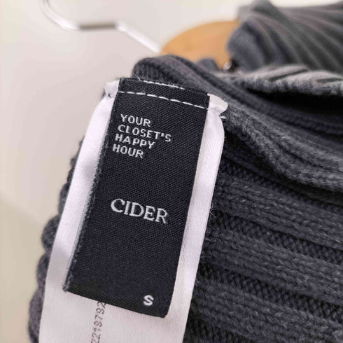 サイダー CIDER クロップド ドライバーズニット Y2K レディース