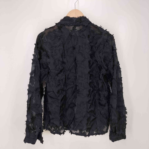 ザラ ZARA 総柄 シースルーシャツ レディース JPN:XS