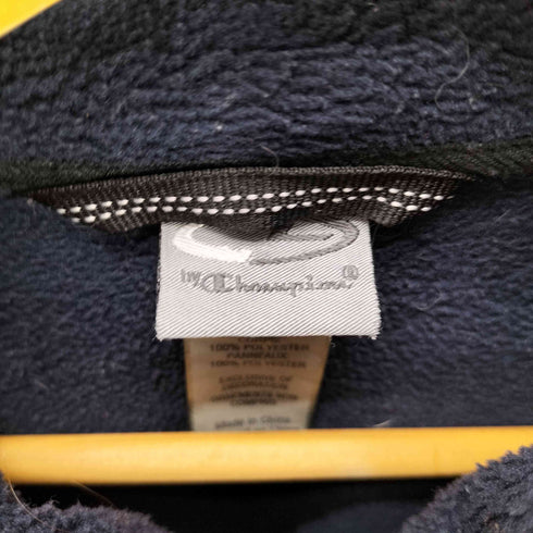 チャンピオン Champion C9 リップストップ 異素材切り替え ジップアップ フリース ジャケット メンズ import:M