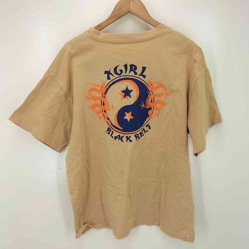 エックスガール X-girl BLACK BELT TEE 陰陽プリント レディース JPN:1