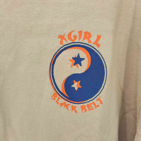 エックスガール X-girl BLACK BELT TEE 陰陽プリント レディース JPN:1