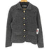ザラ ZARA 金ボタン ウールニットジャケット レディース import:L