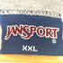 ジャンスポーツ JanSport 90s 紺タグ ワッペン刺繍 クルーネックスウェット メンズ import:XXL