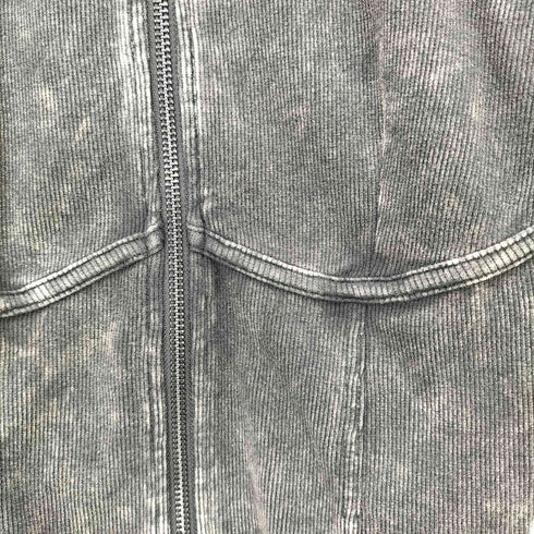 エイチアンドエム H&M クロップド ジップニット ドライバーズニット Y2K ダブルジップ レディース JPN:M