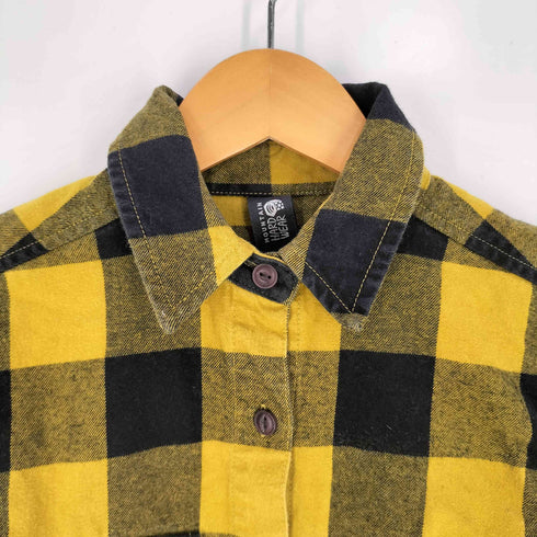 マウンテンハードウェア MOUNTAIN HARDWEAR ネコ目ボタン ブロックチェック シャツ レディース import:XS