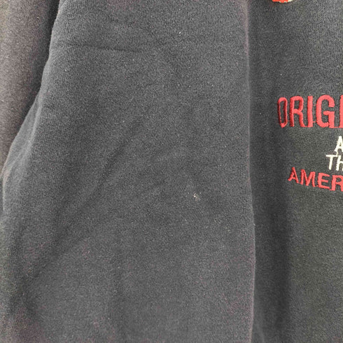 ゲス GUESS 90s USA製 ロゴワッペン クルーネックスウェット メンズ import:M