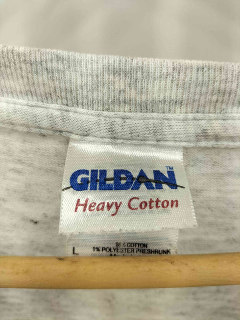 ギルダン GILDAN HEAVY COTTON プリント クルーネック Tシャツ メンズ L