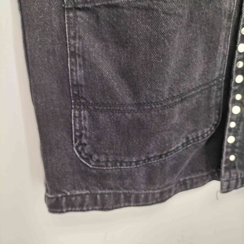 ザラ ZARA スタッズデニムジャケット メンズ import:XS