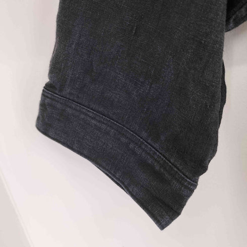 異素材切り替え L/S シャツ メンズ