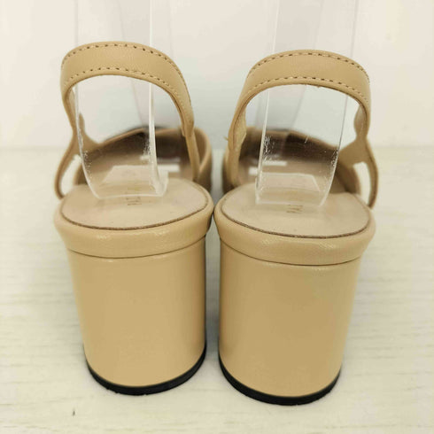 PAZZION Blythe Lambskin Toe Cap Block Heels レディース 40