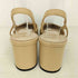 PAZZION Blythe Lambskin Toe Cap Block Heels レディース 40