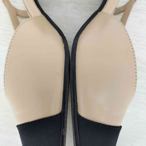 PAZZION Blythe Lambskin Toe Cap Block Heels レディース 40