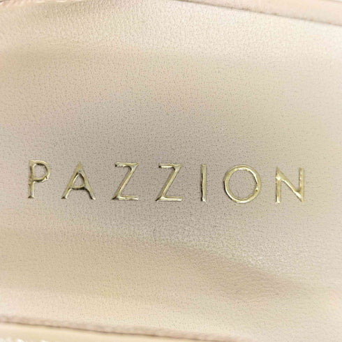 PAZZION Blythe Lambskin Toe Cap Block Heels レディース 40