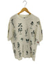 relevantproducts 90s 袖シングル スパイスプリント Tシャツ メンズ import:XL