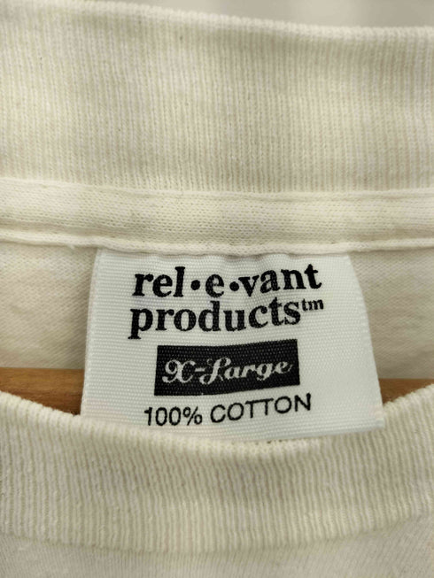 relevantproducts 90s 袖シングル スパイスプリント Tシャツ メンズ import:XL