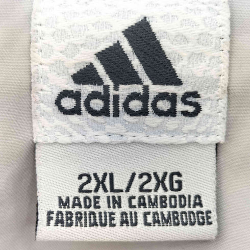 アディダス adidas ポリエステル 裏地メッシュ プルオーバージャケット メンズ 2XL
