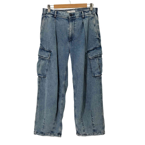 レイジブルー RAGEBLUE OVER DYE VINTAGE DENIM CARGO PANTS メンズ JPN:L