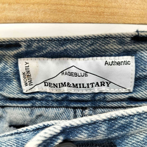 レイジブルー RAGEBLUE OVER DYE VINTAGE DENIM CARGO PANTS メンズ JPN:L
