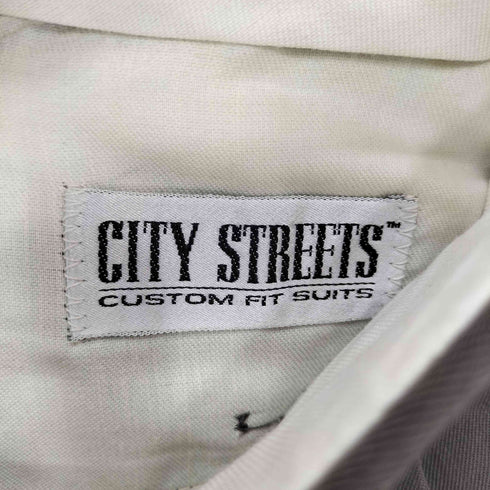 シティストリート CITY STREETS 90s ロケットTALON タックデザイン 3タック ポリスラックスパンツ メンズ