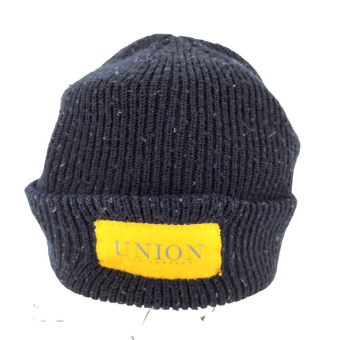 ユニオン UNION ロゴラベルデザイン アクリルニットキャップ ビーニー メンズ