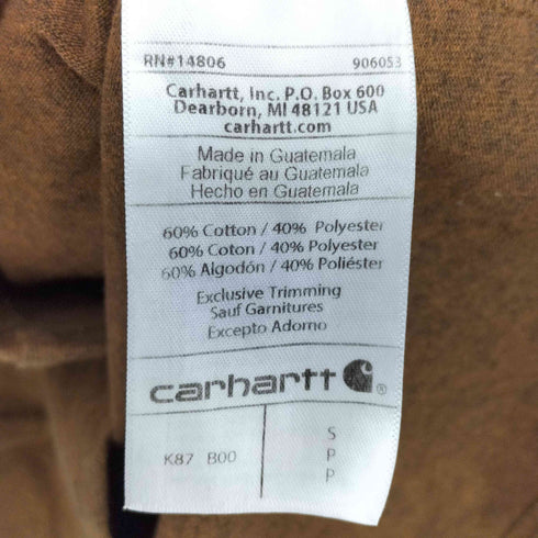カーハート Carhartt Heavyweight S/S POCKET T-SHIRT LOOSE FIT ポケット Tシャツ メンズ import:S