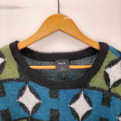 ハフ HUF 25AW SPACE AGE CREWNECK SWEATER クルーネック セーター メンズ import:XL