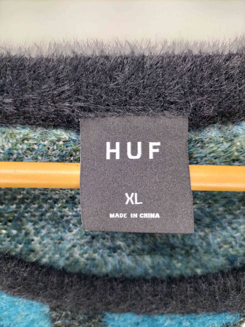 ハフ HUF 25AW SPACE AGE CREWNECK SWEATER クルーネック セーター メンズ import:XL