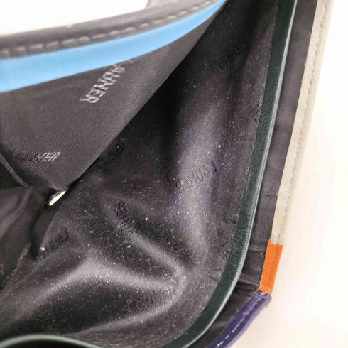 LAUNER マルチカラー二つ折り財布 メンズ