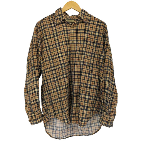 NATURALIFE コーデュロイチェックシャツ メンズ import:M