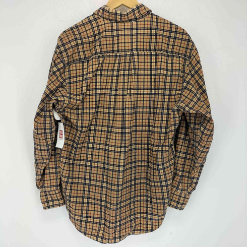 NATURALIFE コーデュロイチェックシャツ メンズ import:M